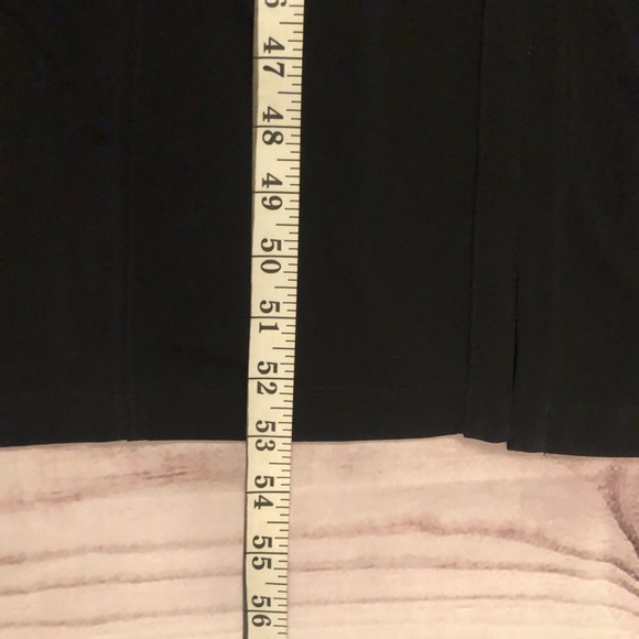 Chico’s Jersey Golden Button Down Sleeveless Collared Black Maxi Dress size 12 - Picture 13 of 14